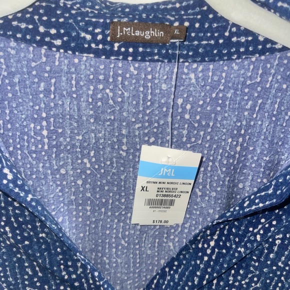 J.McLaughlin brynn mini Nordic lingon blouse - Picture 2 of 4